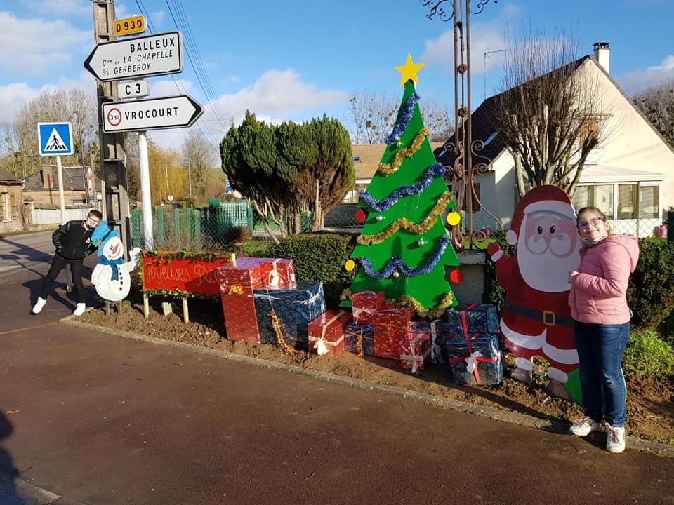 Décoration de noël 2020 rue de la Mairie