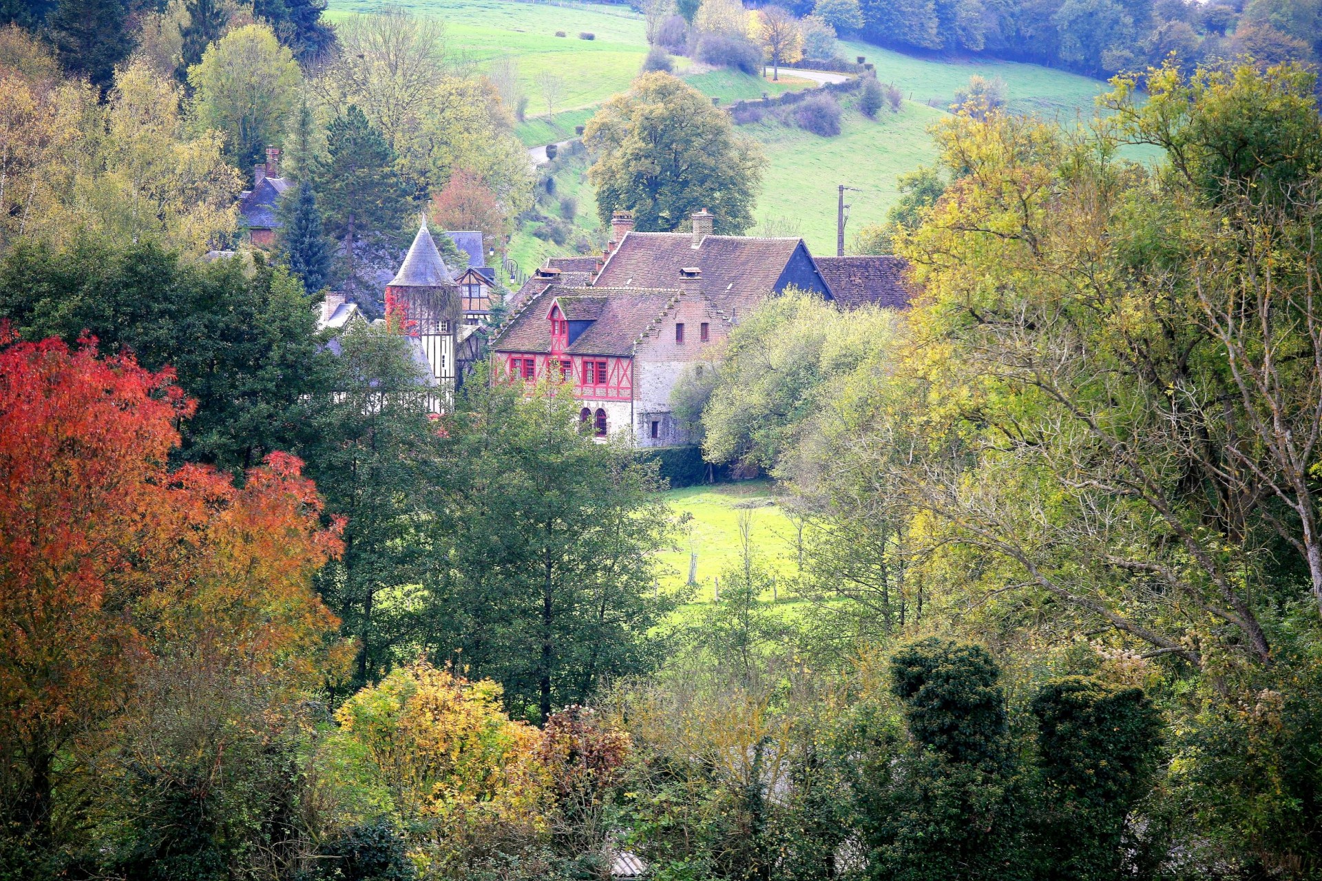 Vue du village