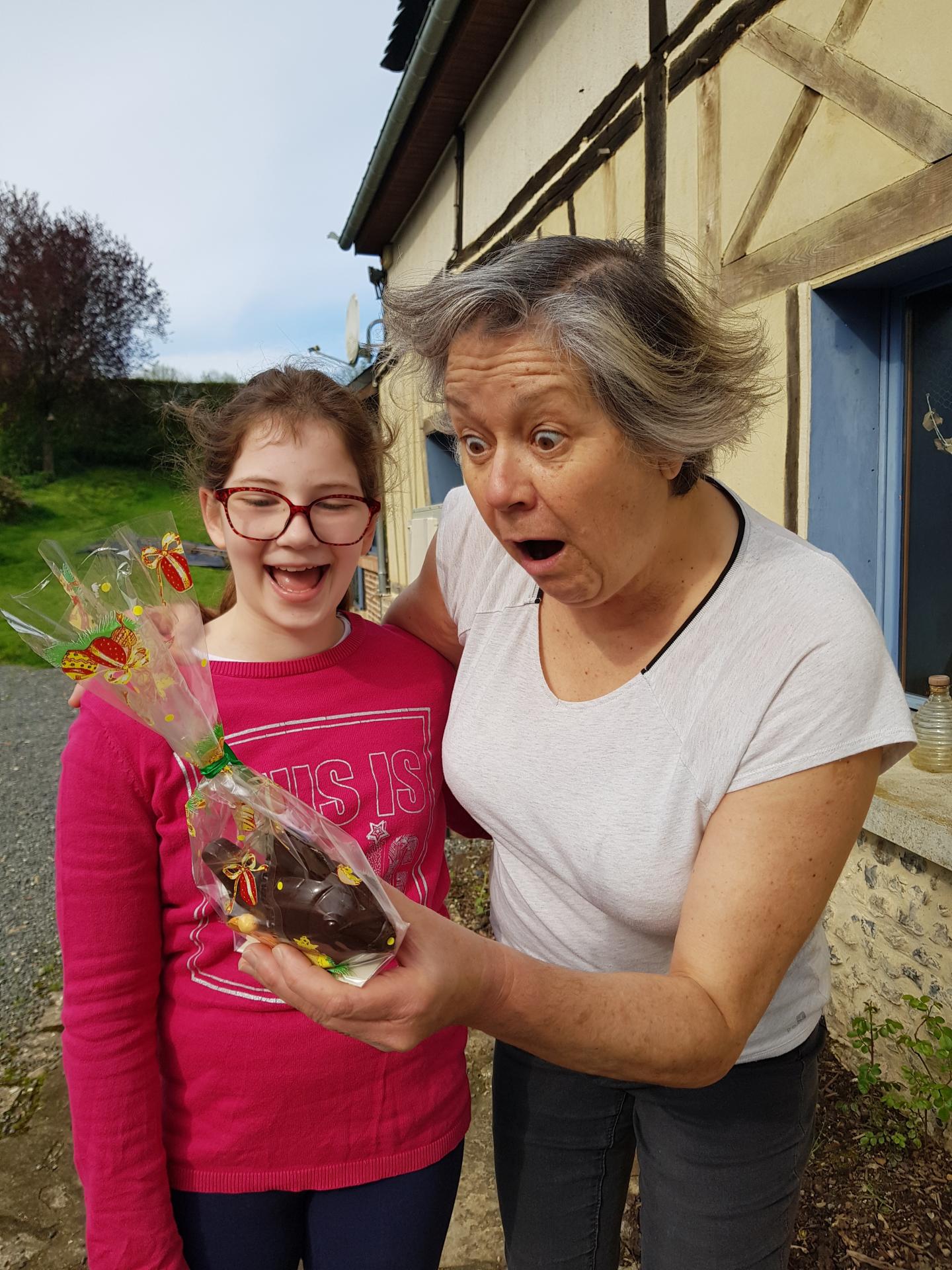 Remise du chocolat de pâques