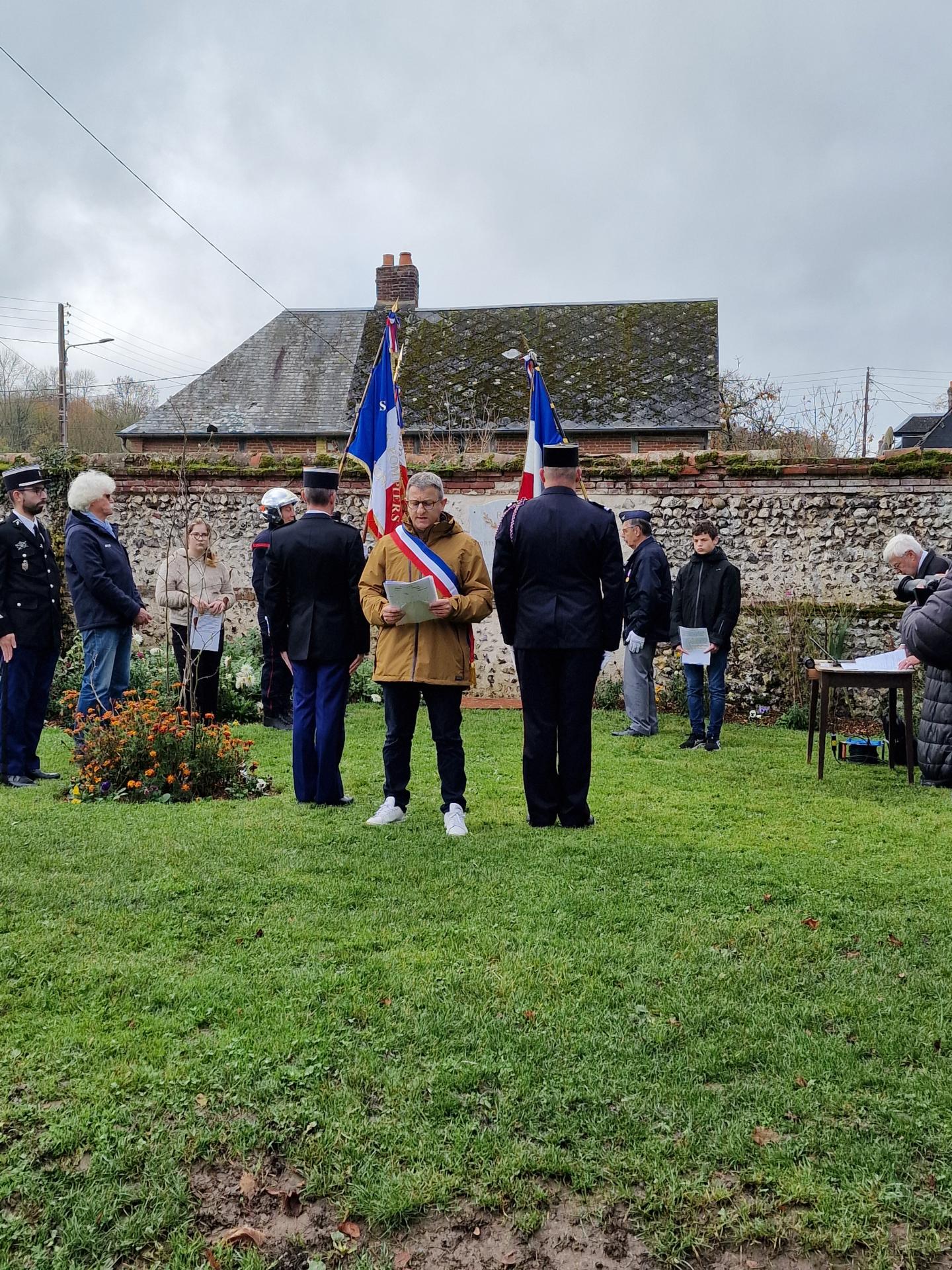 Discours cérémonie du 11 novembre 2025