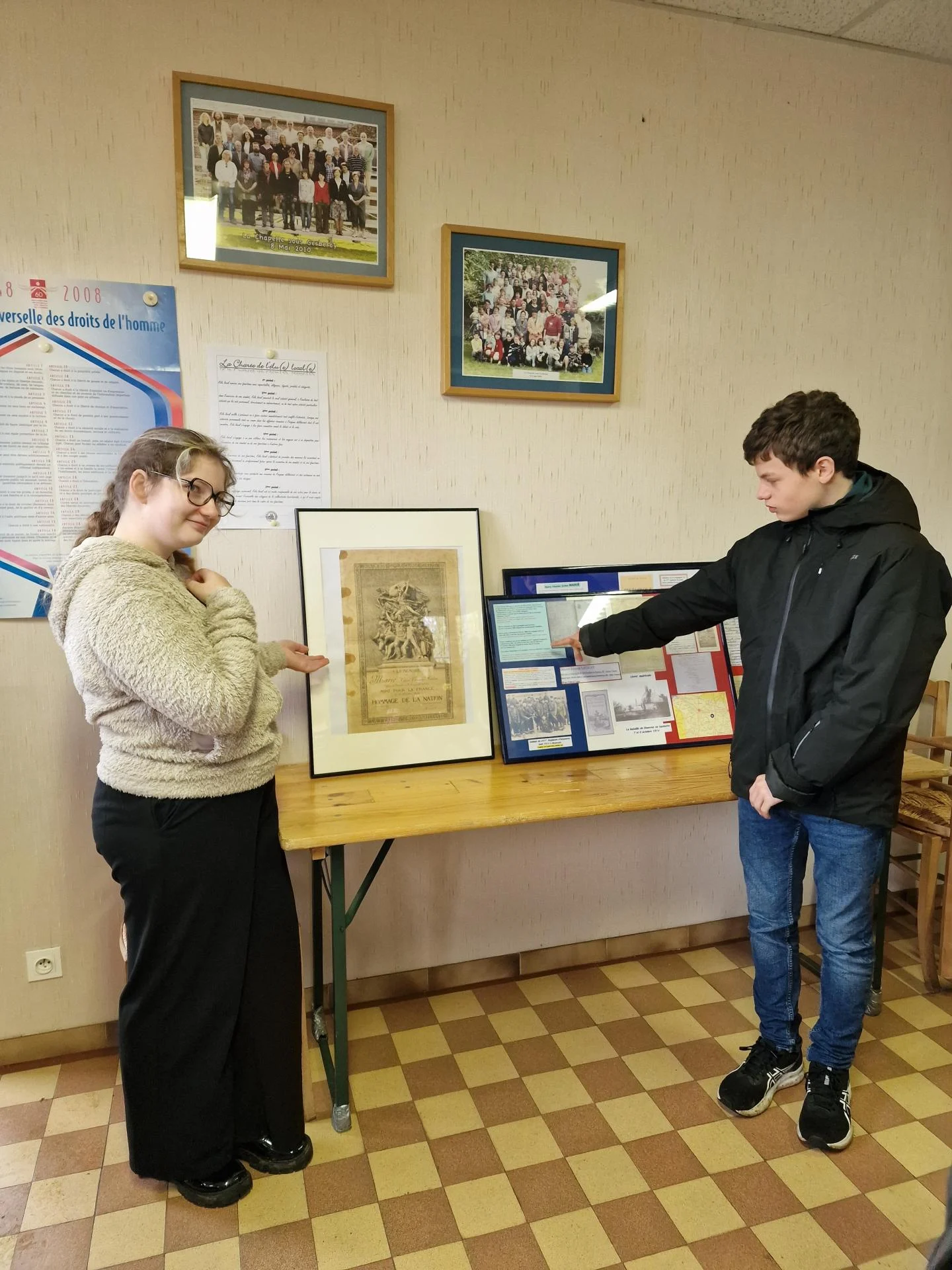 Présentation des documents sur les soldats