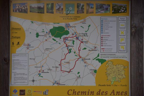 photo plan des chemins des Anes