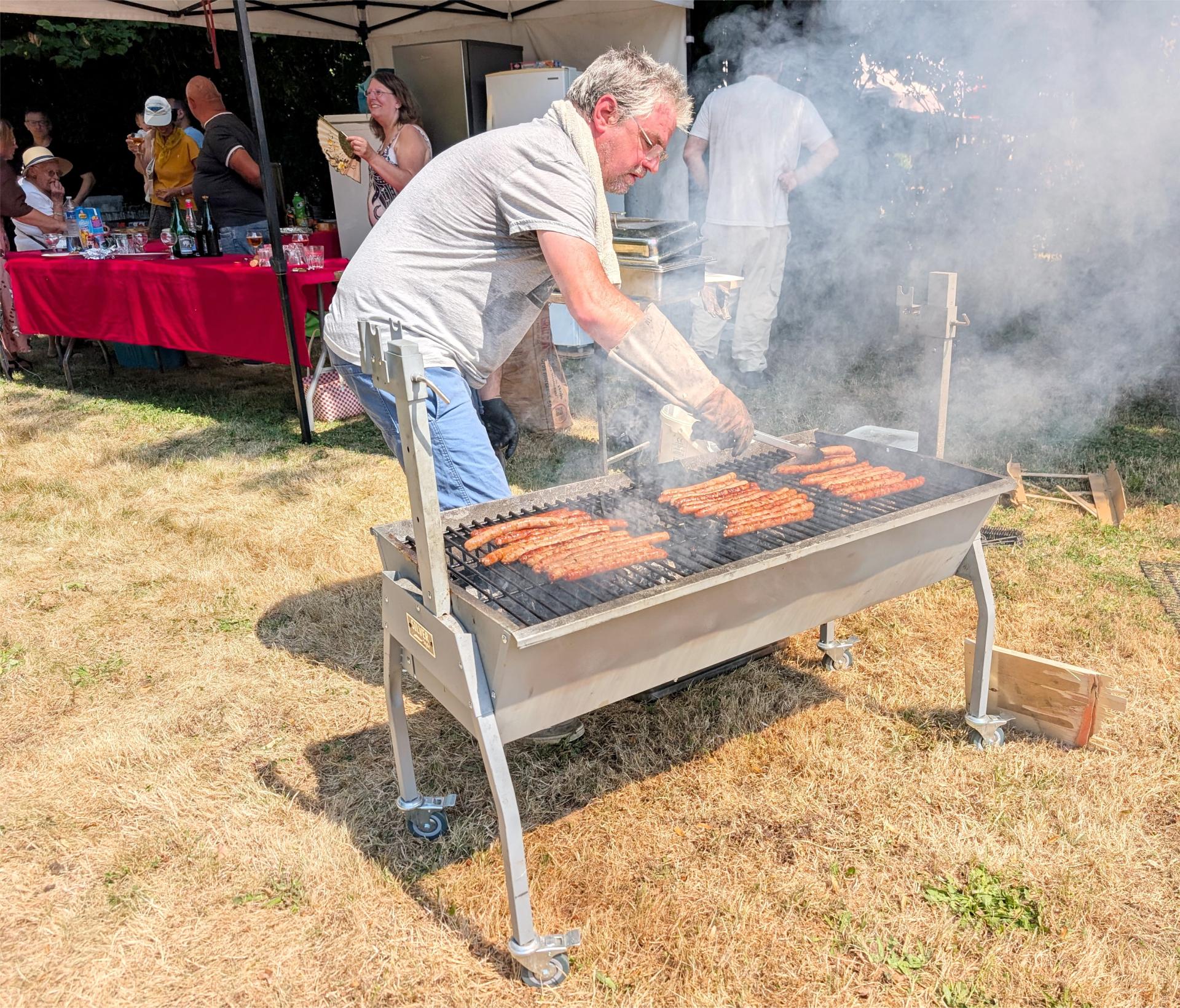 Gilles au barbecue