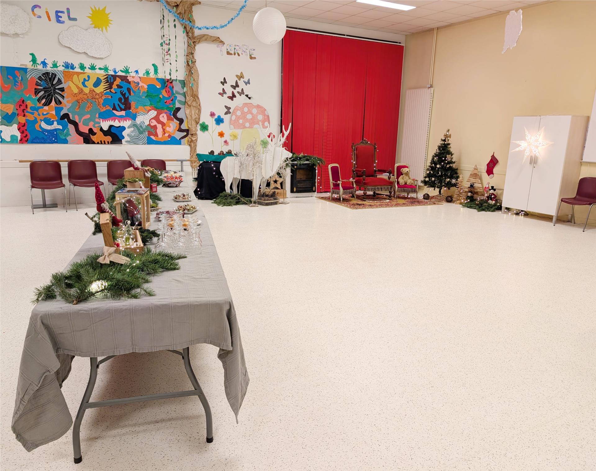 Décoration de la grande salle